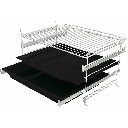 Духова шафа Gorenje електрична, 77л, A, пара, дисплей, макс.темпер.-300,  білий