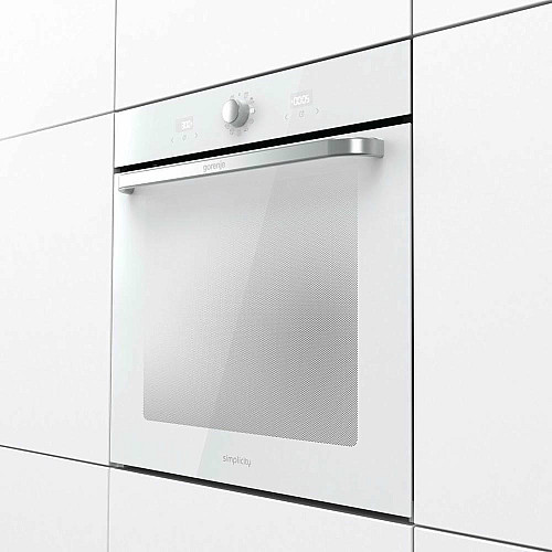 Духова шафа Gorenje електрична, 77л, A, пара, дисплей, макс.темпер.-300,  білий