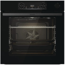 Духова шафа Gorenje електрична, 77л, A+, пара, дисплей, чорний