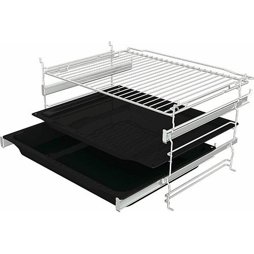 Духова шафа Gorenje електрична, 77л, A, пара, дисплей, макс.темпер.-300,  чорний