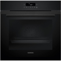Духова шафа Siemens електрична, 71л, A+, дисплей, конвекція, піроліз, чорний