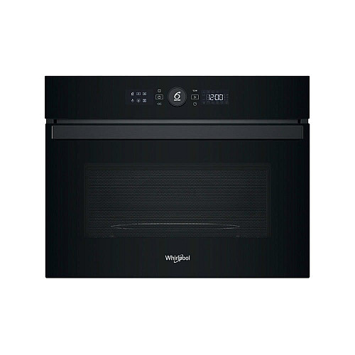 Духовой шкаф Whirlpool электрический компактный, 40л, дисплей, конвекция, ф-ция микроволн, черный