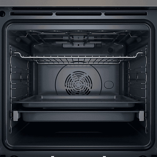 Духовой шкаф Whirlpool электрический, 73л, A+, дисплей, конвекция, телескопические направляющие, бежевый
