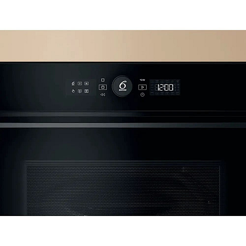 Духовой шкаф Whirlpool электрический компактный, 40л, дисплей, конвекция, ф-ция микроволн, черный