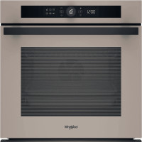 Духовой шкаф Whirlpool электрический, 73л, A+, дисплей, конвекция, телескопические направляющие, бежевый