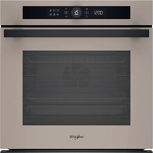 Духовой шкаф Whirlpool электрический, 73л, A+, дисплей, конвекция, телескопические направляющие, бежевый