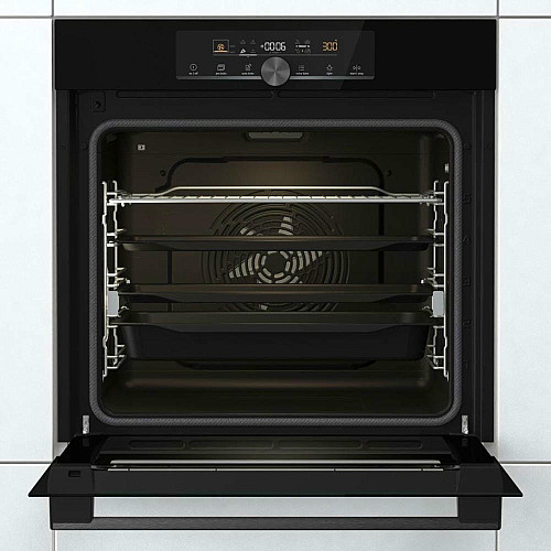 Шкаф Gorenje духовой электрический, 77л, дисплей, пиролиз, A+, черный