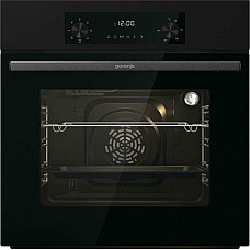 Духова шафа Gorenje електрична, 61л, A+, дисплей, конвекція, чорний