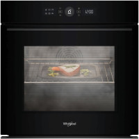 Духова шафа Whirlpool електрична, 73л, A+, дисплей, конвекція, піроліз, телескопічні напрямні, чорний