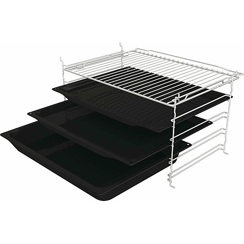 Духовой шкаф Gorenje электрический, 77л, A+, пар, дисплей, пиролиз, черный