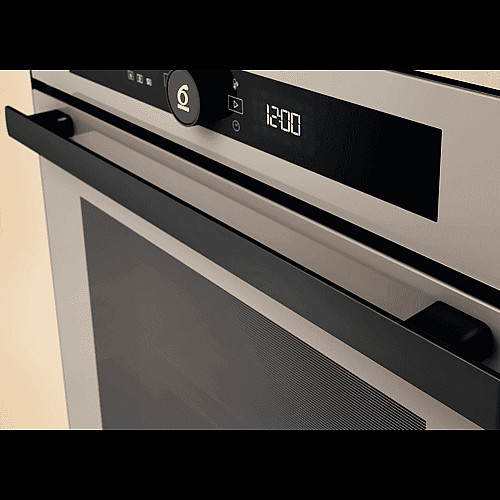 Духовой шкаф Whirlpool электрический, 73л, A+, дисплей, конвекция, телескопические направляющие, бежевый