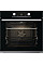 Духова шафа Gorenje електрична, 77л, A+, дисплей, ф-я без додавання жиру, чорний