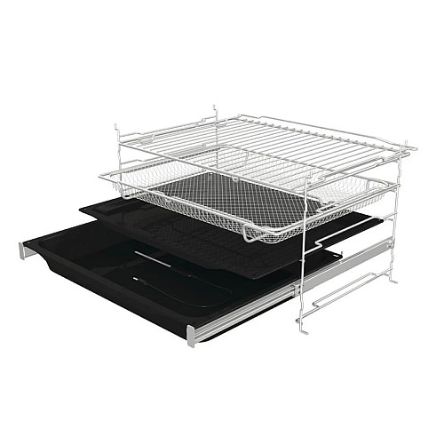 Духовой шкаф Gorenje электрический, 77л, A+, пар, дисплей, пиролиз, готов. на разных уровнях, черный