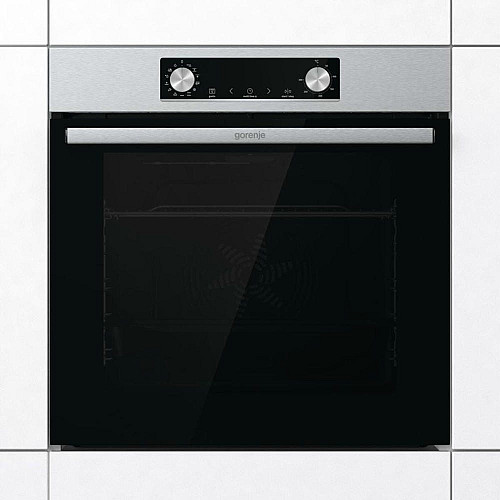Духова шафа Gorenje електрична, 77л, A+, дисплей, IconLed, нерж