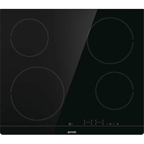 Комплект Gorenje (духовка + поверхня склокераміка BO6737E02X -нерж + ECT41SC- чорна), 738881