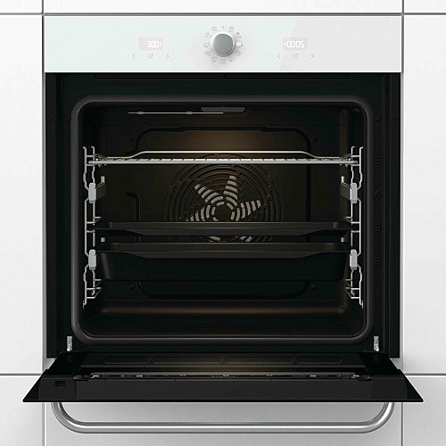 Духова шафа Gorenje електрична, 77л, A, пара, дисплей, макс.темпер.-300,  білий