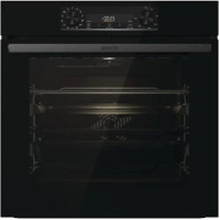 Духова шафа Gorenje електрична, 77л, A+, пара, дисплей, чорний