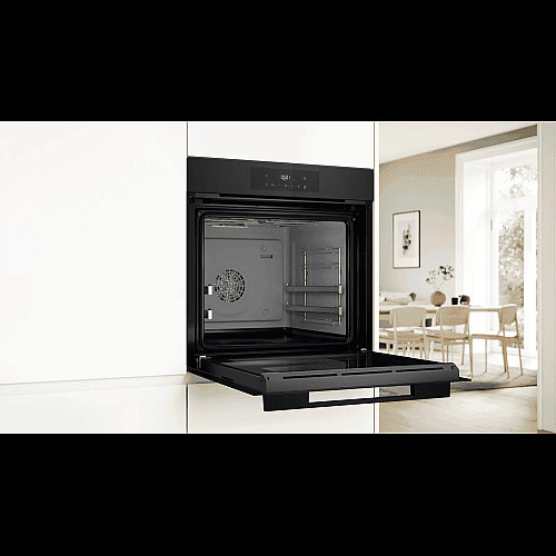 Духовой шкаф Bosch электрический, 76л, A, дисплей, конвекция, телескопические направляющие (2 уровня), черный