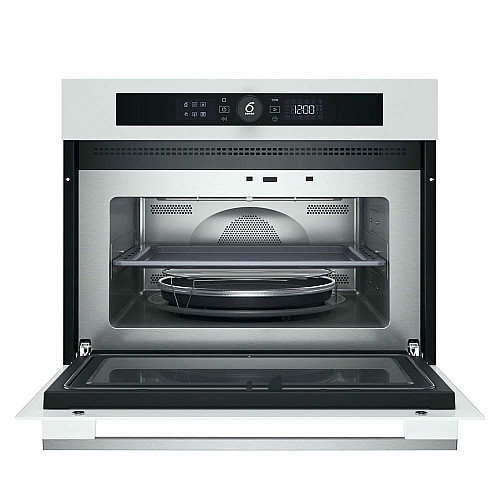 Духовой шкаф Whirlpool электрический компактный, 40л, дисплей, конвекция, ф-ция микроволн, белый