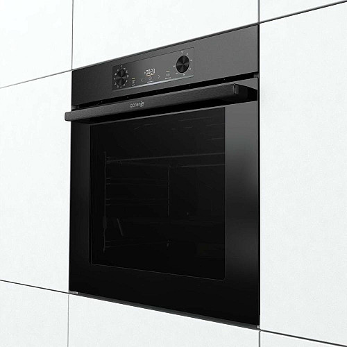 Комплект Gorenje (духовка электрическая BO6735E05B + поверхность газовая на стекле GTW641EB), 743549, черный