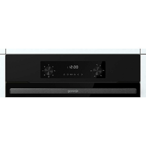 Духова шафа Gorenje електрична, 61л, A+, дисплей, конвекція, чорний