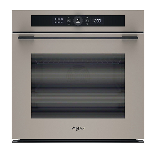 Духова шафа Whirlpool електрична, 73л, A+, дисплей, конвекція, піроліз, телескопічні напрямні, бежевий