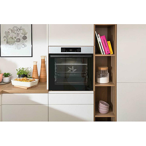Духова шафа Gorenje електрична, 77л, A, нерж