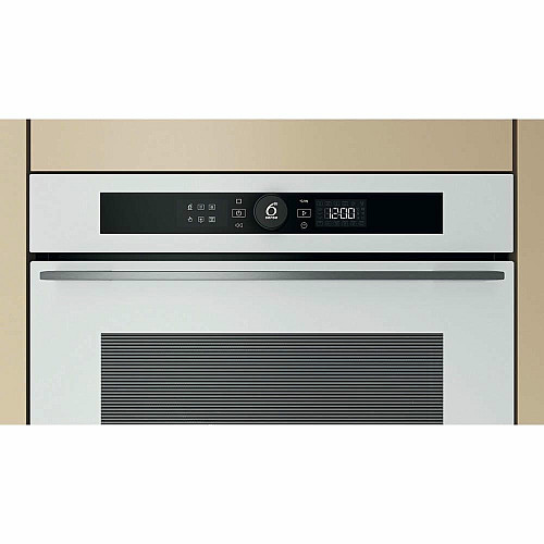 Духовой шкаф Whirlpool электрический компактный, 40л, дисплей, конвекция, ф-ция микроволн, белый