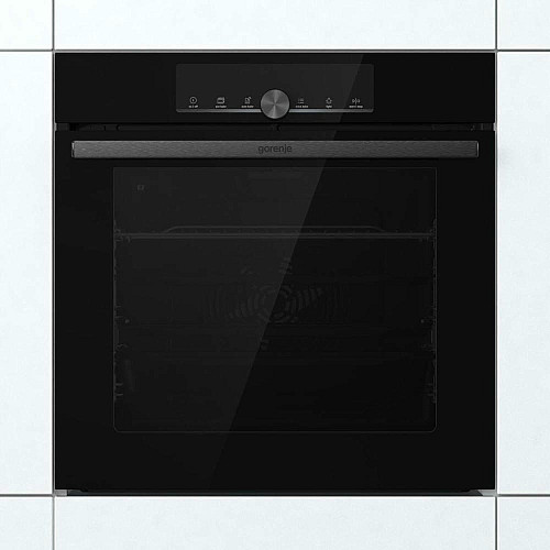 Шкаф Gorenje духовой электрический, 77л, дисплей, пиролиз, A+, черный