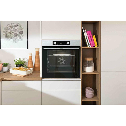Духова шафа Gorenje електрична, 77л, A+, дисплей, нерж