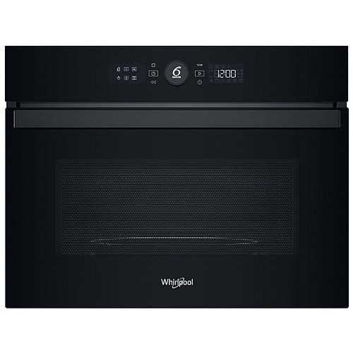 Духовой шкаф Whirlpool электрический компактный, 40л, дисплей, конвекция, ф-ция микроволн, черный