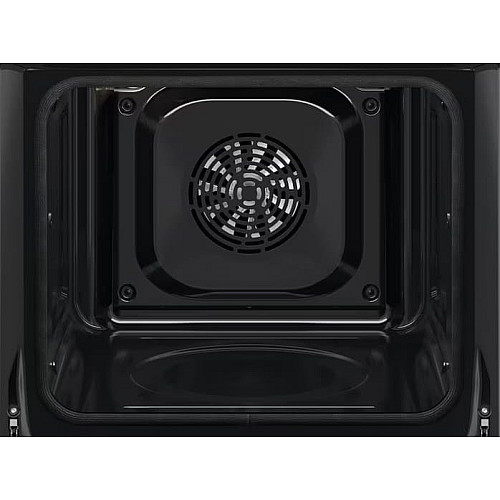 Духовой шкаф Electrolux электрический, 65л, A+, дисплей, конвекция, пиролиз, телескопические направляющие, черный