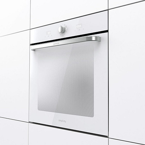 Духова шафа Gorenje електрична, 77л, A, пара, дисплей, макс.темпер.-300,  білий