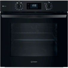 Духова шафа Indesit електрична, 71л, A+, дисплей, конвекція, чорний