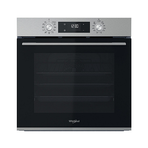 Духова шафа Whirlpool електрична, 71л, A+, дисплей, конвекція, телескопічні напрямні, нерж
