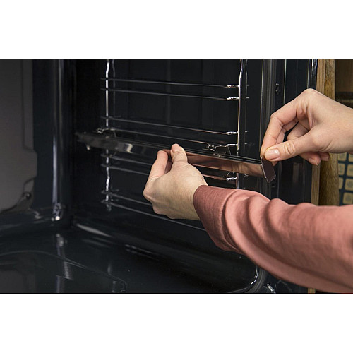 Духова шафа Gorenje електрична, 77л, A+, дисплей, макс.темп.- 300, IconLed, чорний