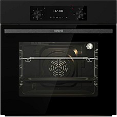 Духова шафа Gorenje електрична, 61л, A+, дисплей, конвекція, чорний