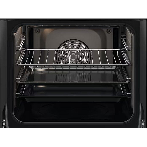 Духовой шкаф Electrolux электрический, 65л, A, дисплей, конвекция, телескопические направляющие, черный