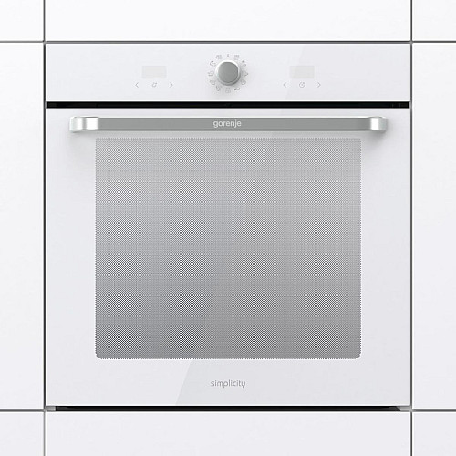Духова шафа Gorenje електрична, 77л, A, пара, дисплей, макс.темпер.-300,  білий