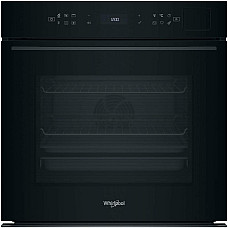 Духова шафа Whirlpool електрична, 73л, A+, дисплей, конвекція, піроліз, телескопічні напрямні, чорний