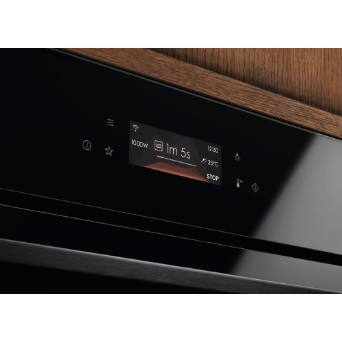 Духова шафа Electrolux електрична компактна, 44л, дисплей, конвекція, ф-ція мікрохвиль, чорний