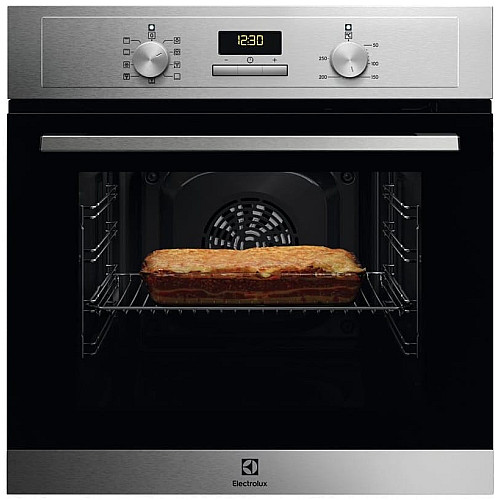 Духова шафа Electrolux електрична, 65л, A, дисплей, конвекція, нерж