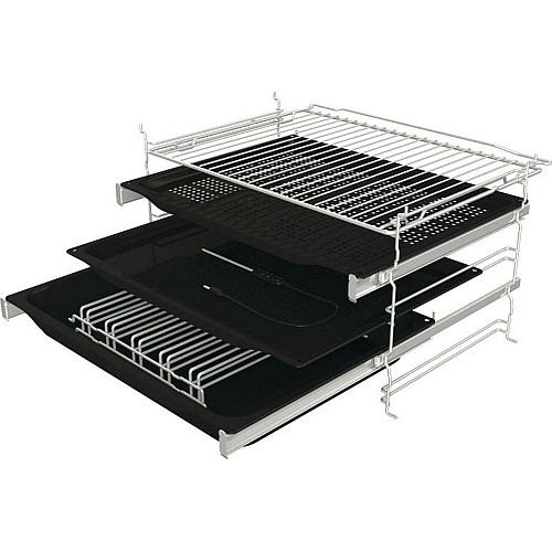 Духовой шкаф Gorenje электрический, 77л, A+, пар, дисплей, готовка на разных уровнях, нерж.