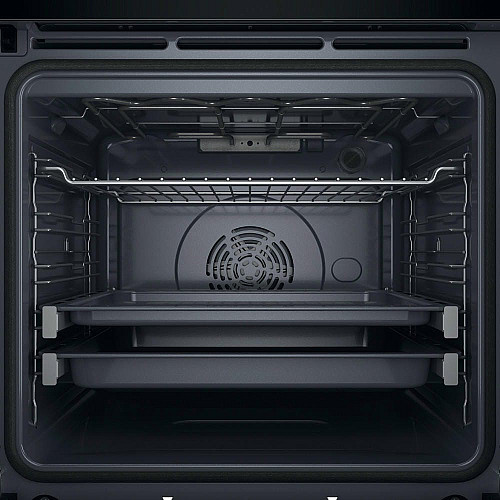 Духова шафа Whirlpool електрична, 73л, A+, дисплей, конвекція, телескопічні напрямні, чорний