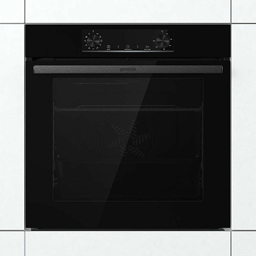 Комплект Gorenje (духовка электрическая BO6735E05B + поверхность газовая на стекле GTW641EB), 743549, черный