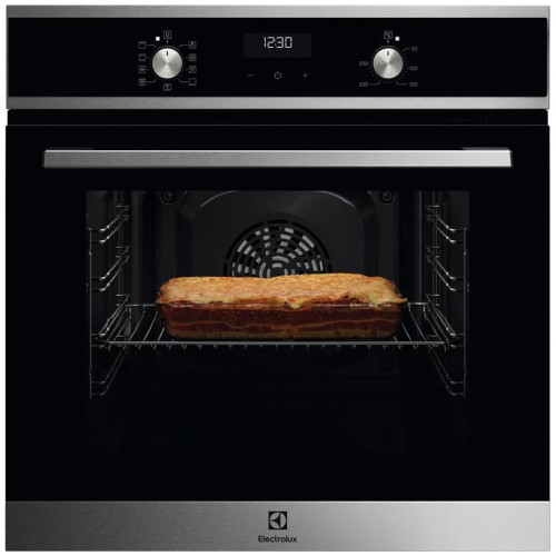 Духова шафа Electrolux електрична, 65л, A, дисплей, конвекція, чорний