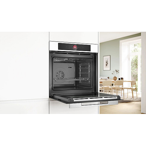 Духова шафа Bosch електрична, 71л, A+, дисплей, конвекція, білий
