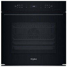Духова шафа Whirlpool електрична, 73л, A+, дисплей, конвекція, піроліз, телескопічні напрямні, чорний