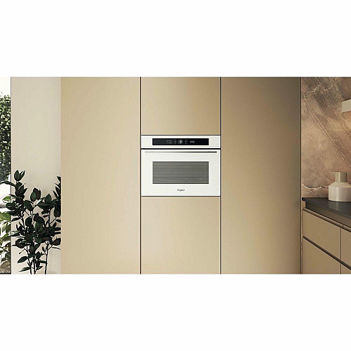 Духовой шкаф Whirlpool электрический компактный, 40л, дисплей, конвекция, ф-ция микроволн, белый
