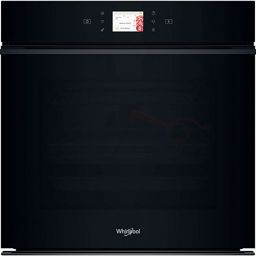 Духова шафа Whirlpool електрична, 73л, A+, дисплей, конвекція, піроліз, телескопічні напрямні, чорний